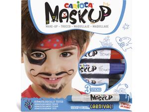 Χρώματα προσώπου Carioca Mask Up Carnival 43050 (σετ 3 χρωμάτων)